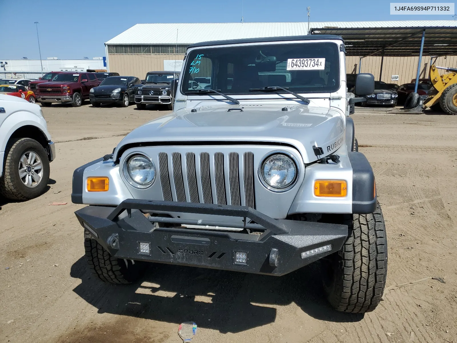 2004 Jeep Wrangler / Tj Rubicon VIN: 1J4FA69S94P711332 Lot: 64393734