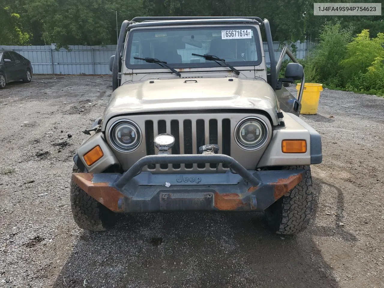 2004 Jeep Wrangler / Tj Sport VIN: 1J4FA49S94P754623 Lot: 65671614