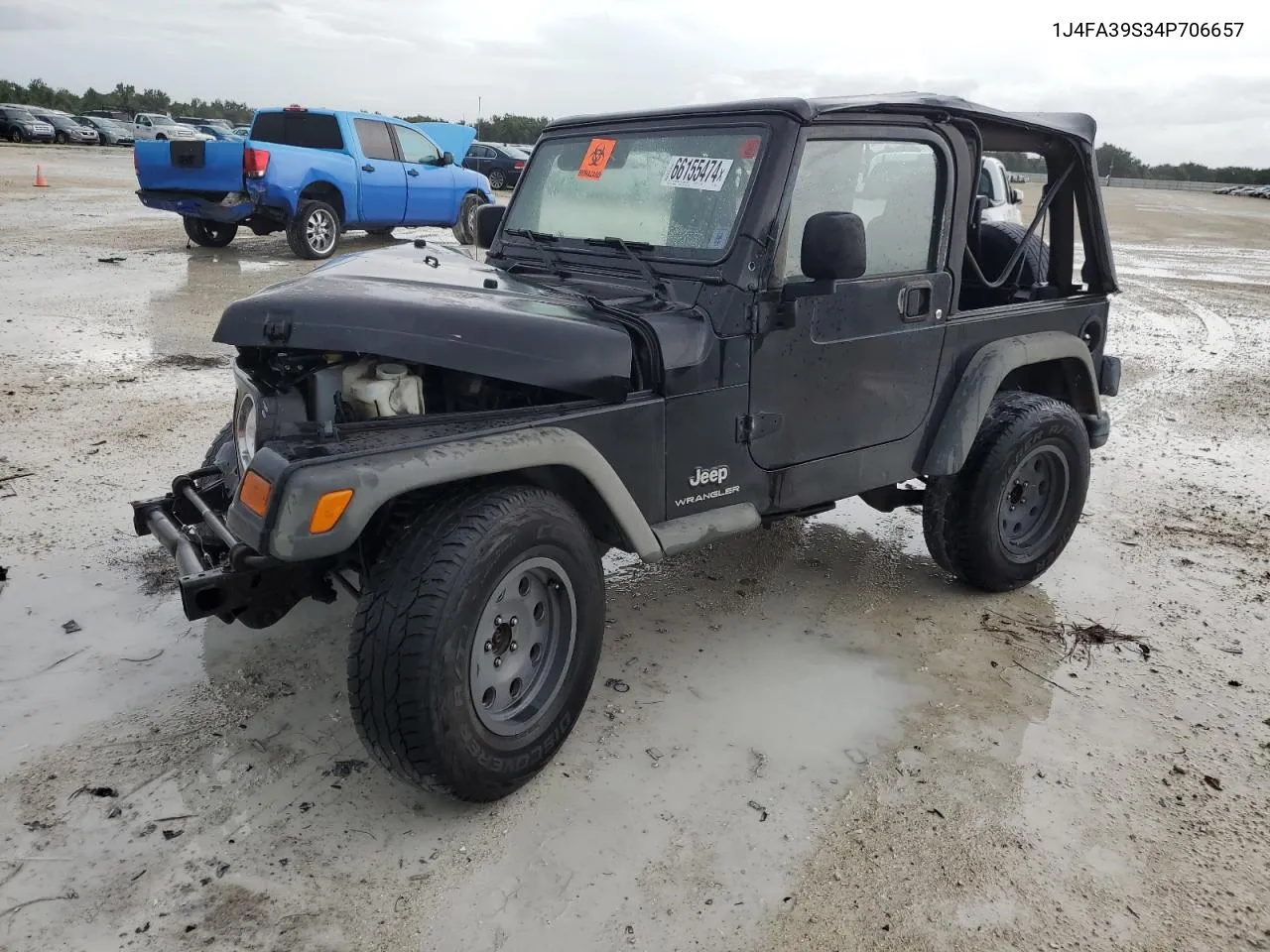 2004 Jeep Wrangler X VIN: 1J4FA39S34P706657 Lot: 66155474