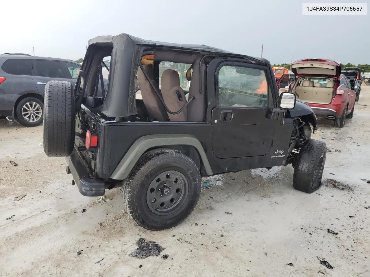 2004 Jeep Wrangler X VIN: 1J4FA39S34P706657 Lot: 66155474