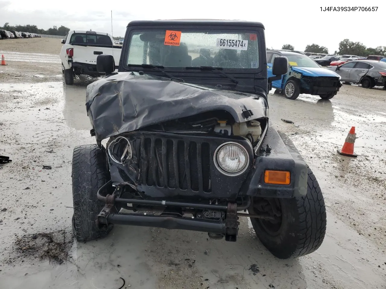 2004 Jeep Wrangler X VIN: 1J4FA39S34P706657 Lot: 66155474