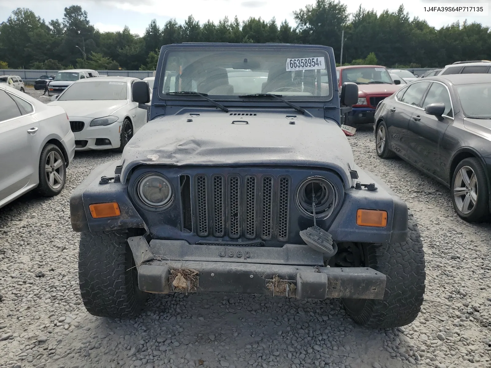 2004 Jeep Wrangler X VIN: 1J4FA39S64P717135 Lot: 66358954