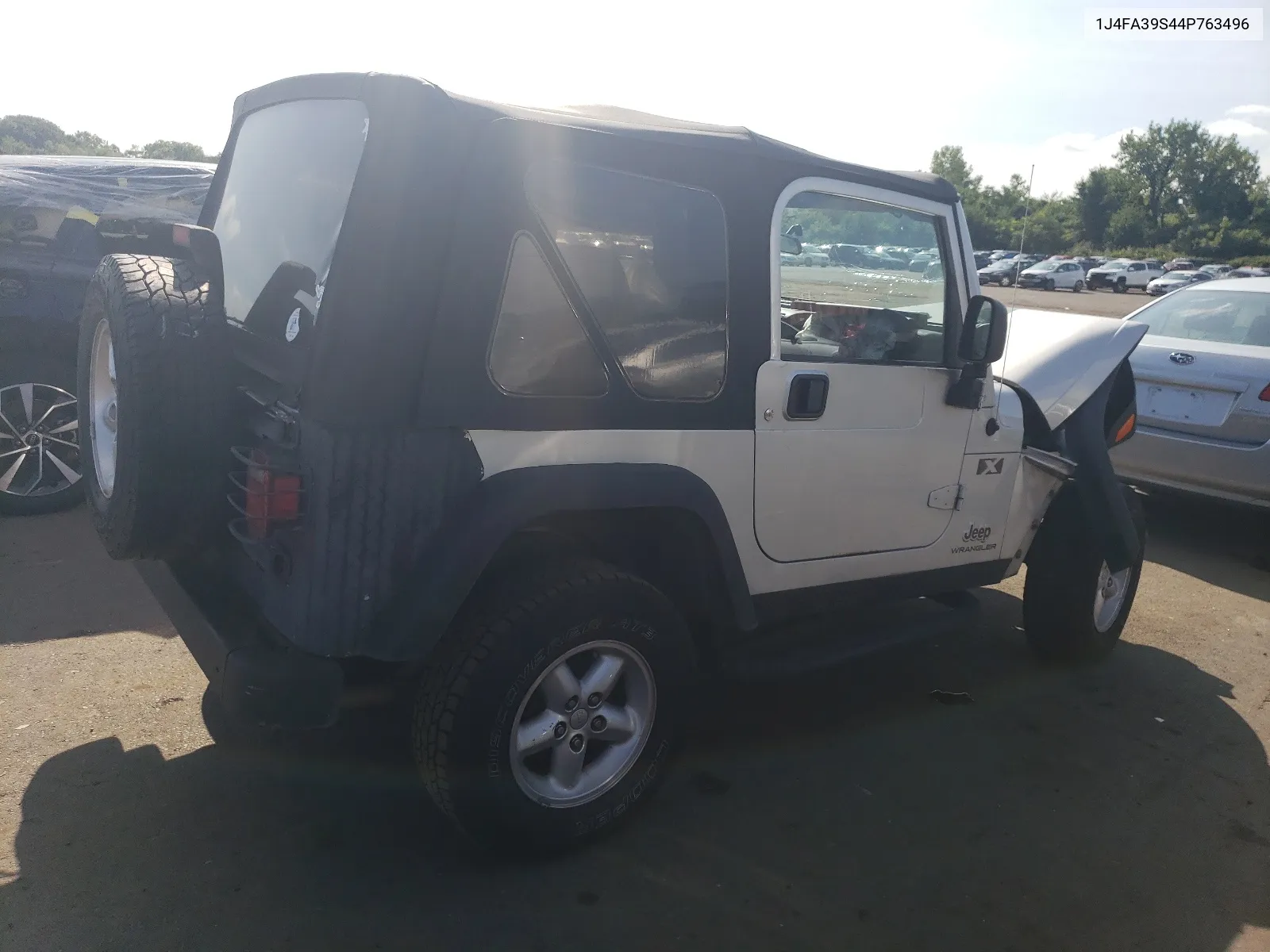 2004 Jeep Wrangler X VIN: 1J4FA39S44P763496 Lot: 67153684