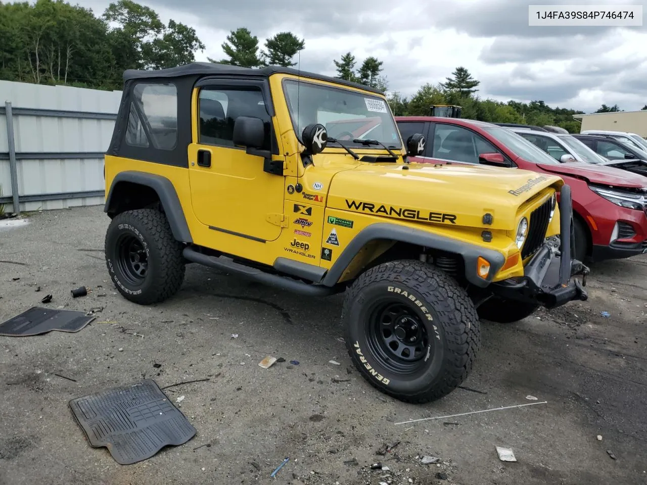 1J4FA39S84P746474 2004 Jeep Wrangler X