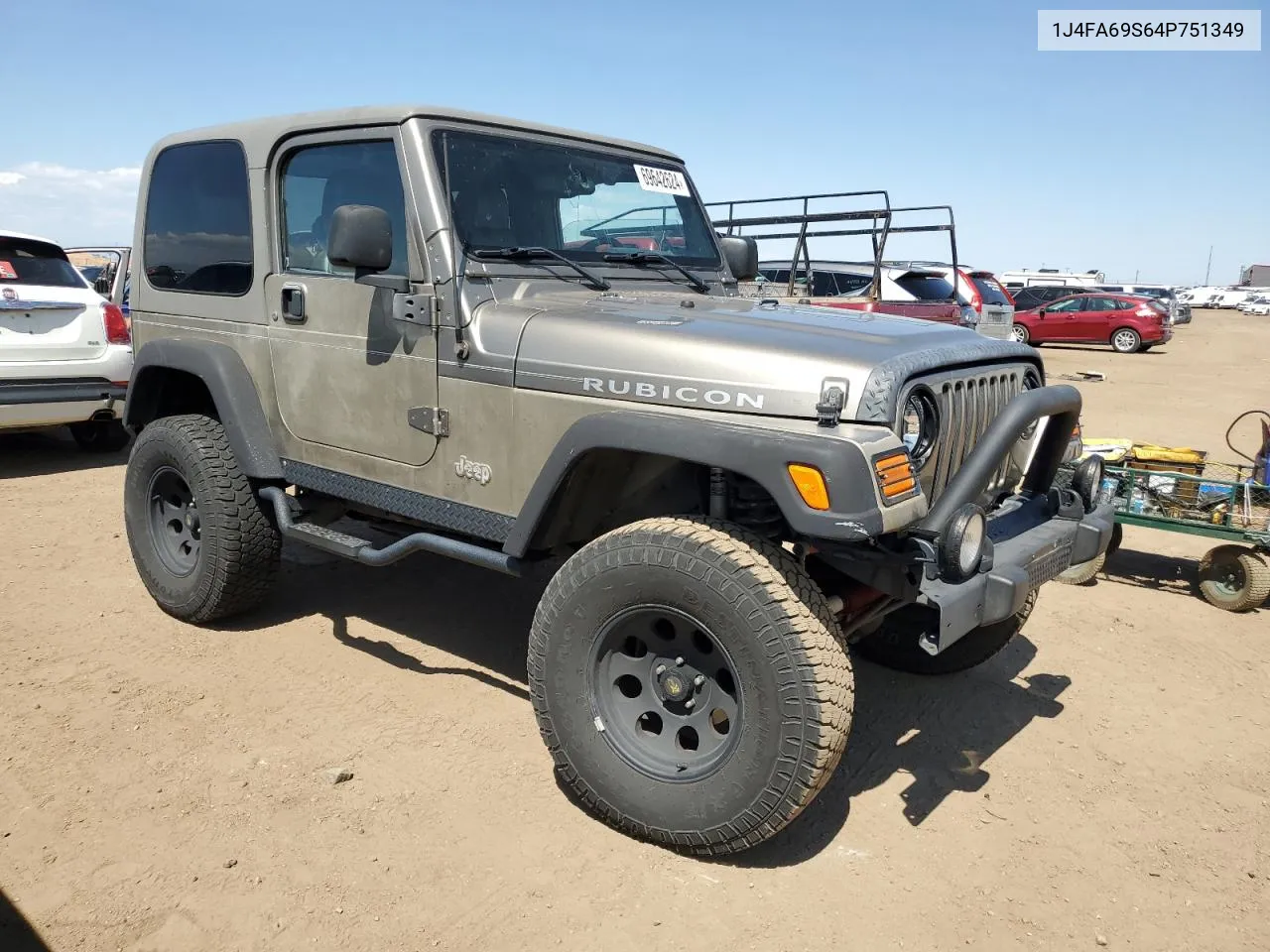 2004 Jeep Wrangler / Tj Rubicon VIN: 1J4FA69S64P751349 Lot: 69642624