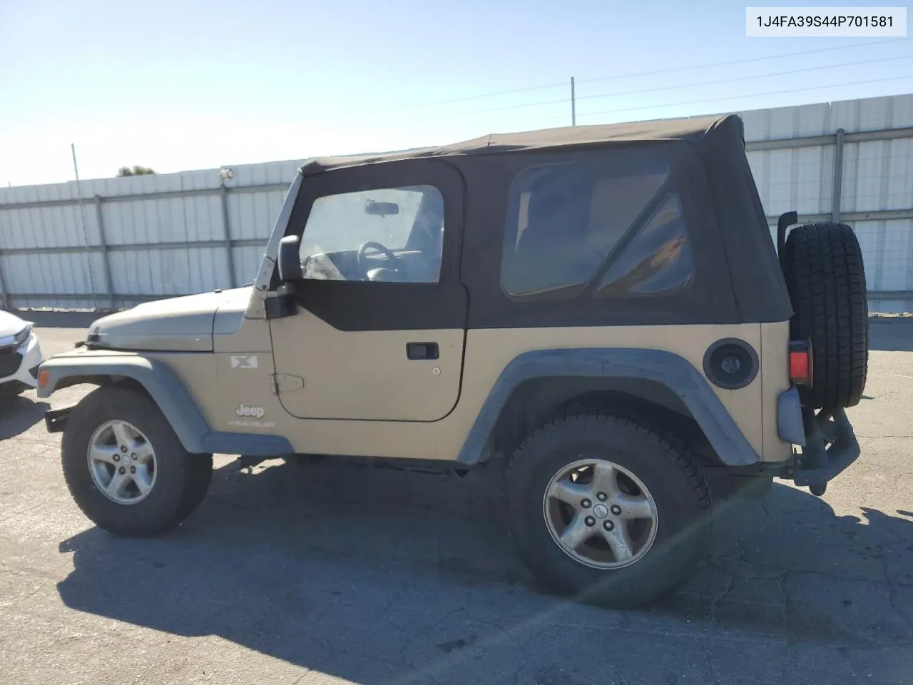 2004 Jeep Wrangler X VIN: 1J4FA39S44P701581 Lot: 70062724