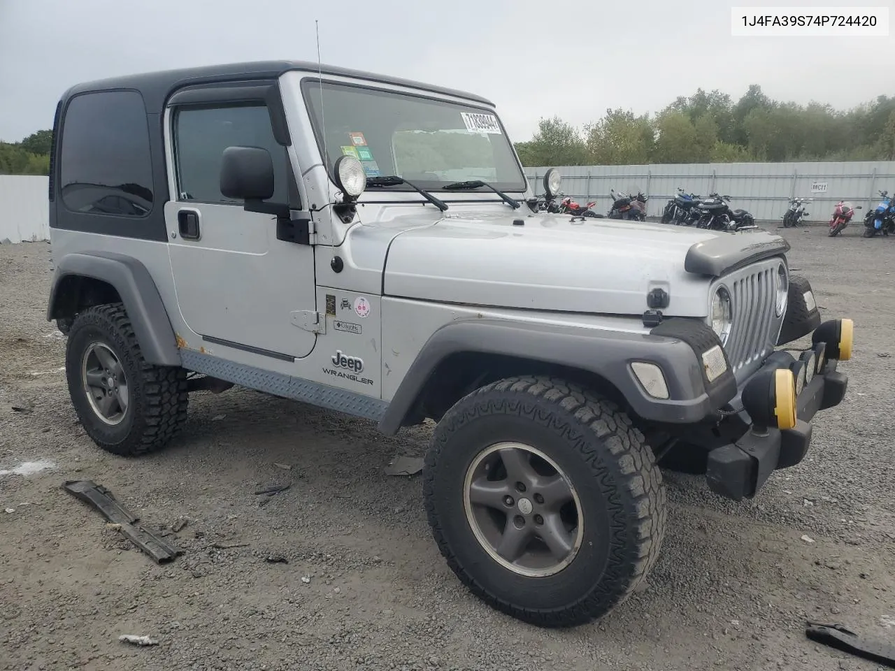 1J4FA39S74P724420 2004 Jeep Wrangler X