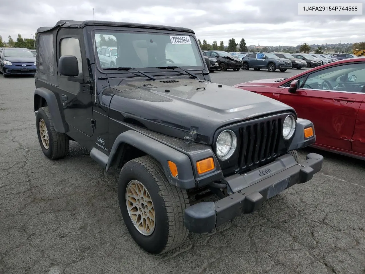 2004 Jeep Wrangler / Tj Se VIN: 1J4FA29154P744568 Lot: 72000464