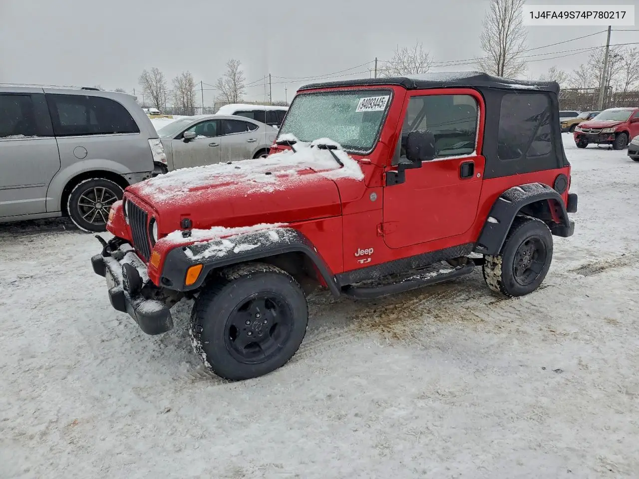 1J4FA49S74P780217 2004 Jeep Wrangler / Tj Sport