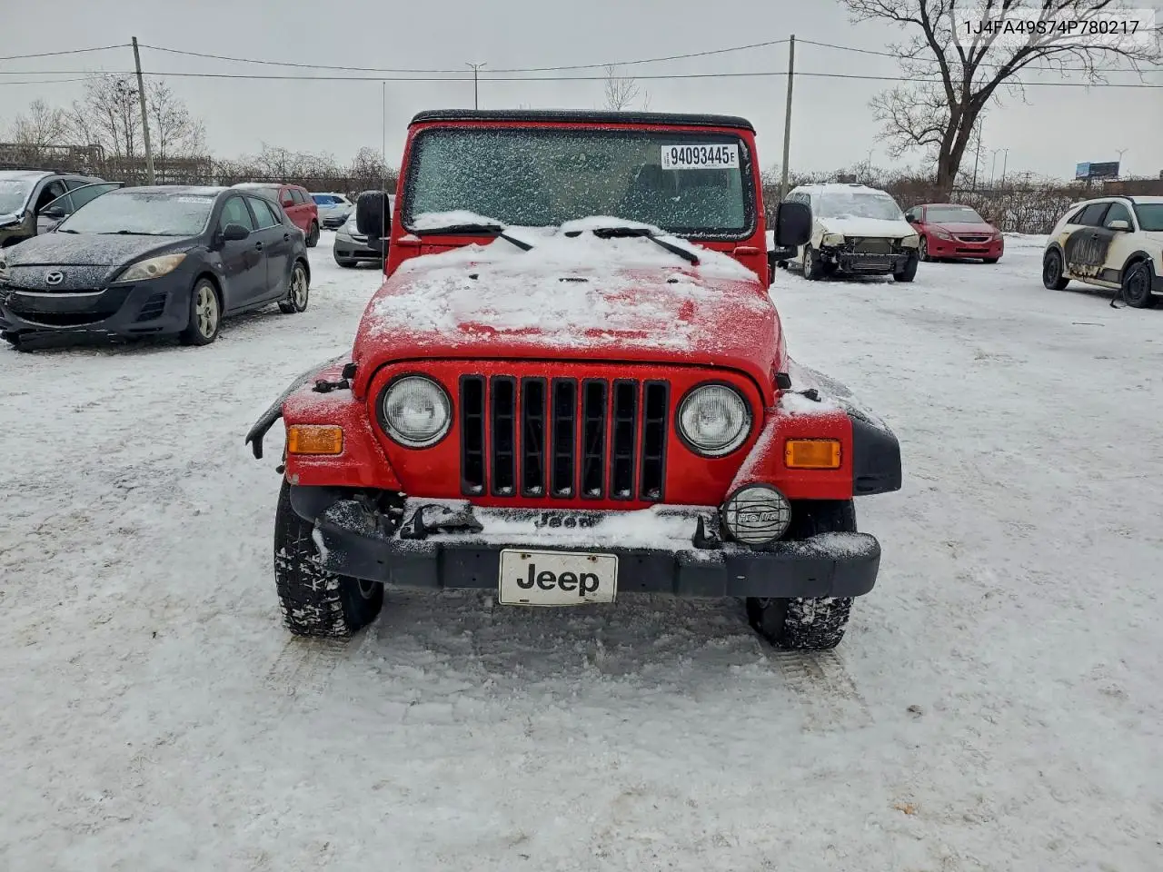 1J4FA49S74P780217 2004 Jeep Wrangler / Tj Sport