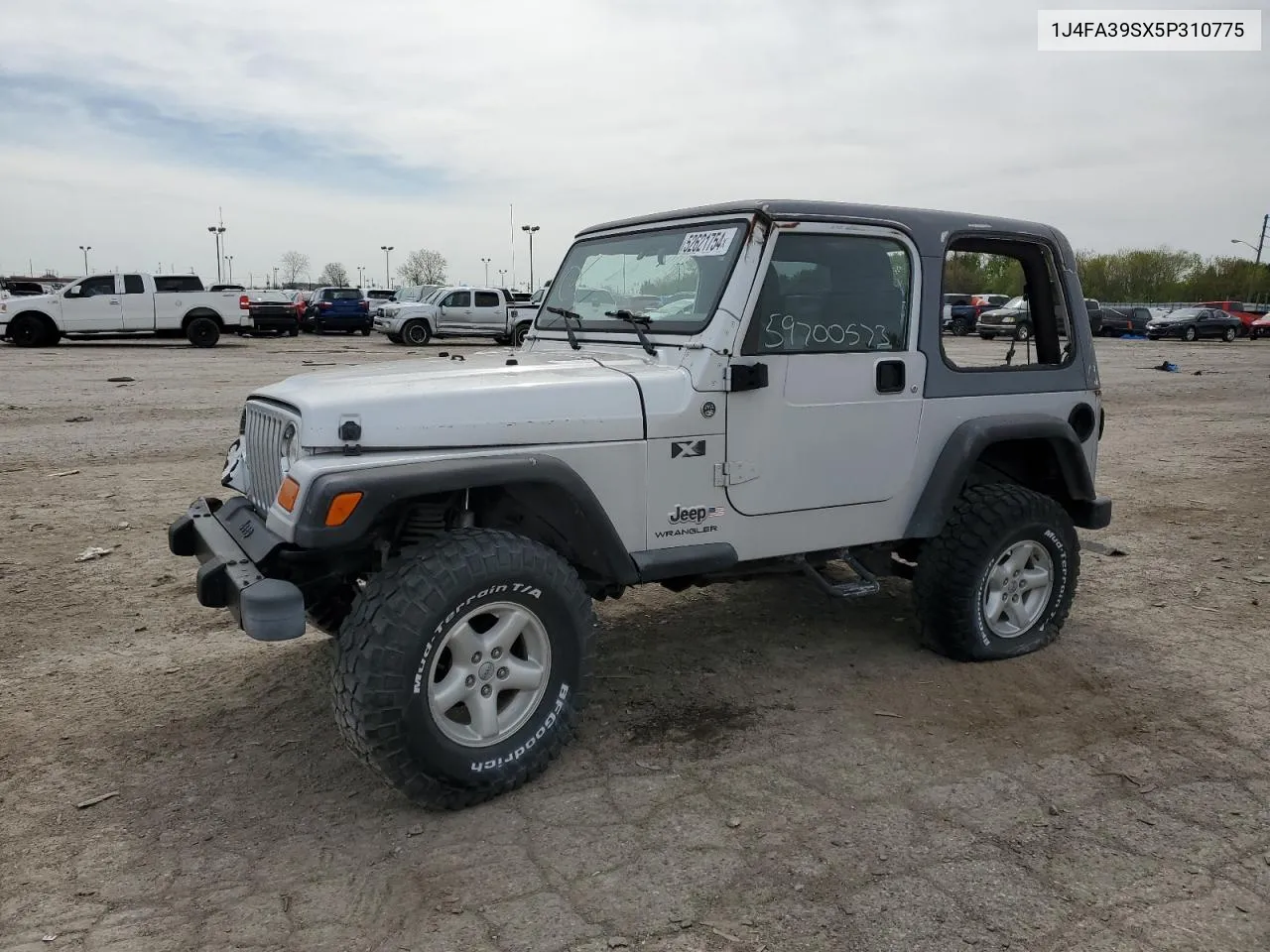 2005 Jeep Wrangler X VIN: 1J4FA39SX5P310775 Lot: 52621754