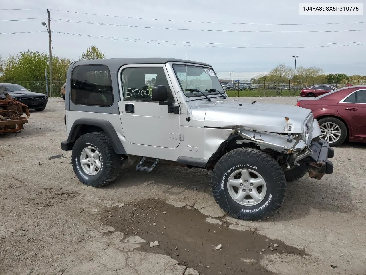 2005 Jeep Wrangler X VIN: 1J4FA39SX5P310775 Lot: 52621754