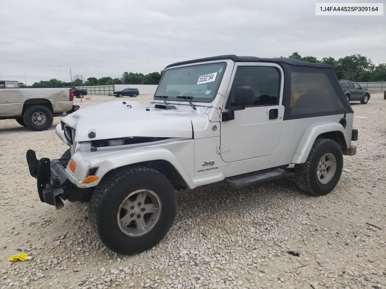 2005 Jeep Wrangler / Tj Unlimited VIN: 1J4FA44S25P309164 Lot: 55302194