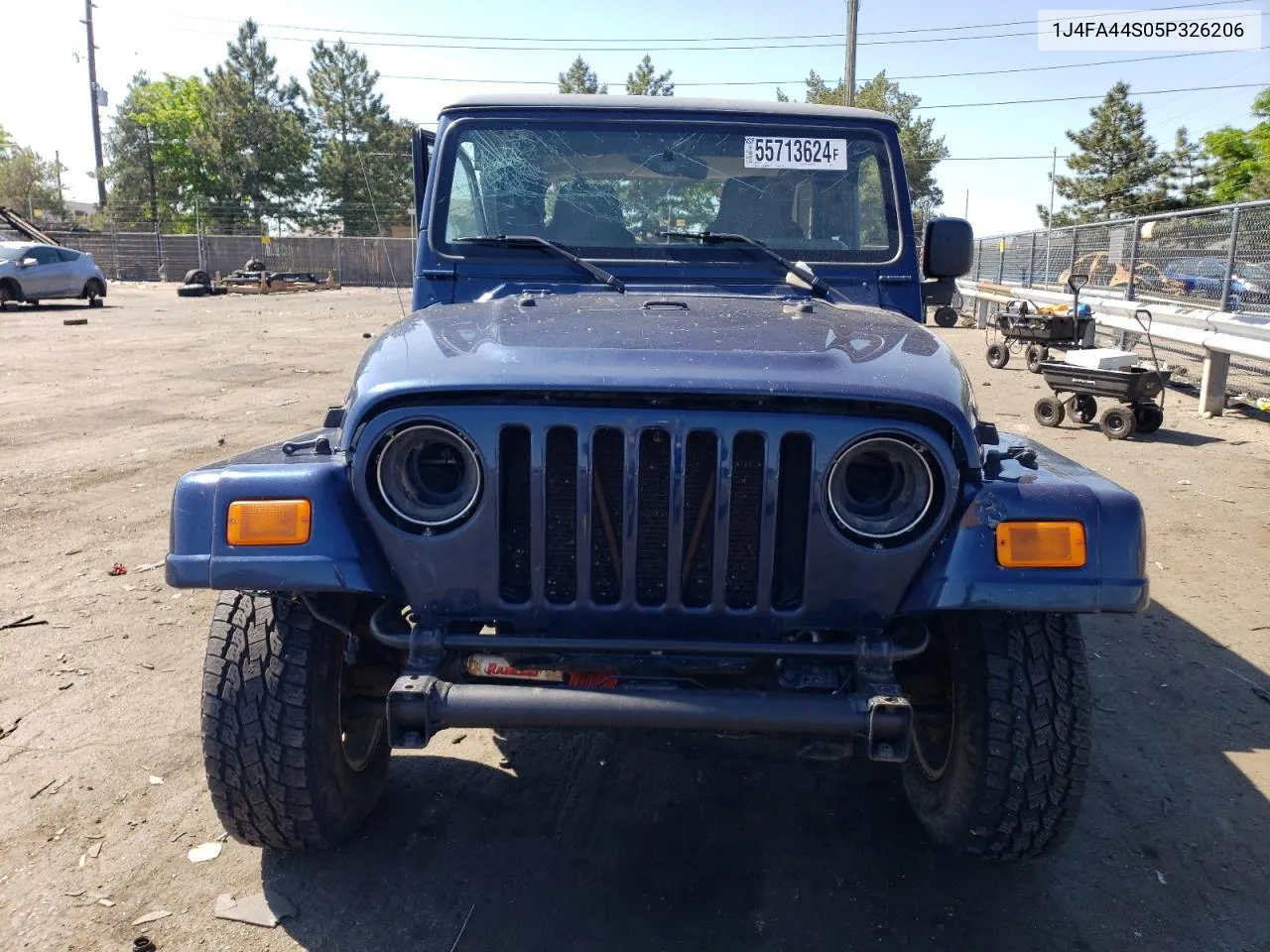 2005 Jeep Wrangler / Tj Unlimited VIN: 1J4FA44S05P326206 Lot: 55713624