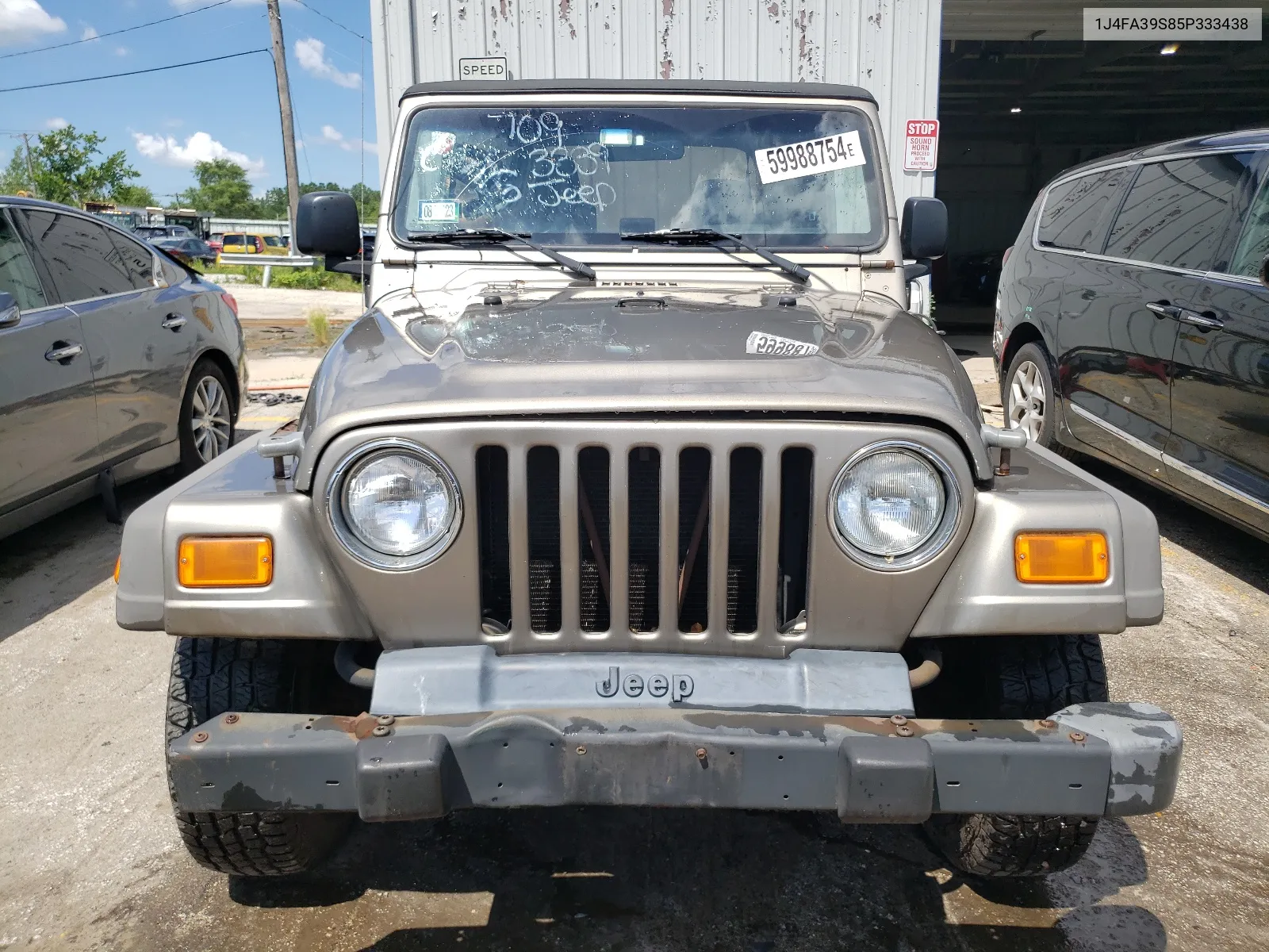 2005 Jeep Wrangler X VIN: 1J4FA39S85P333438 Lot: 59988754