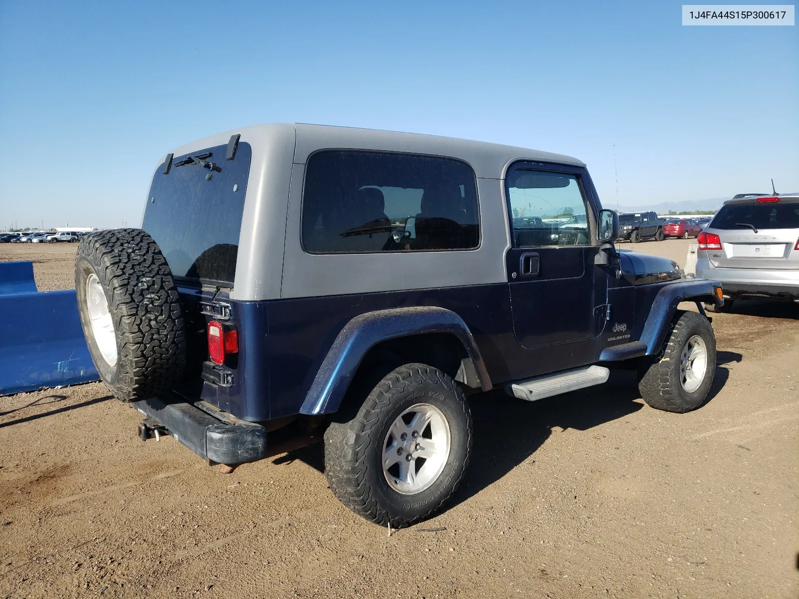 2005 Jeep Wrangler / Tj Unlimited VIN: 1J4FA44S15P300617 Lot: 61875744