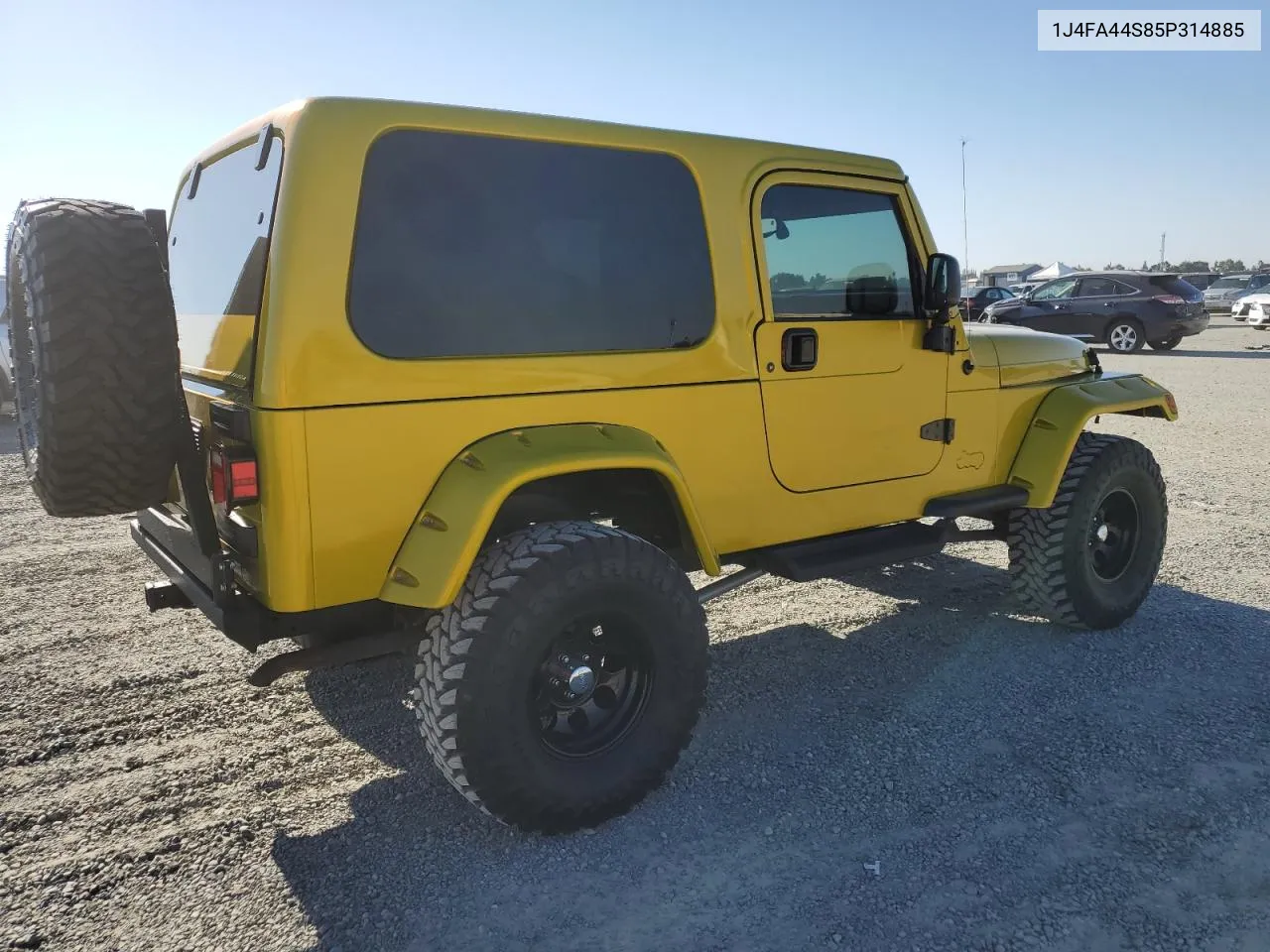 2005 Jeep Wrangler / Tj Unlimited VIN: 1J4FA44S85P314885 Lot: 61949714