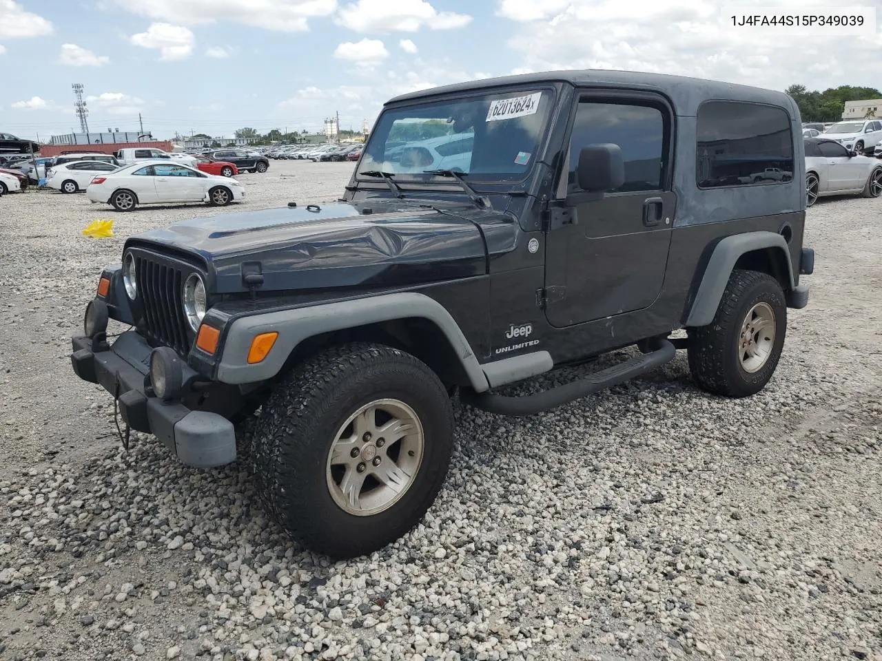 2005 Jeep Wrangler / Tj Unlimited VIN: 1J4FA44S15P349039 Lot: 62013624