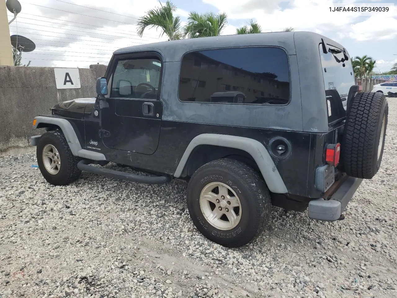 2005 Jeep Wrangler / Tj Unlimited VIN: 1J4FA44S15P349039 Lot: 62013624