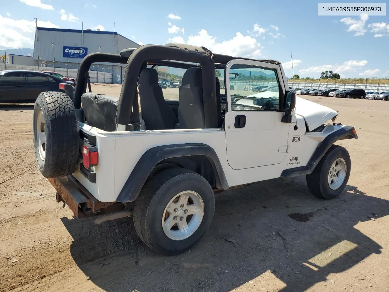 2005 Jeep Wrangler X VIN: 1J4FA39S55P306973 Lot: 62348074