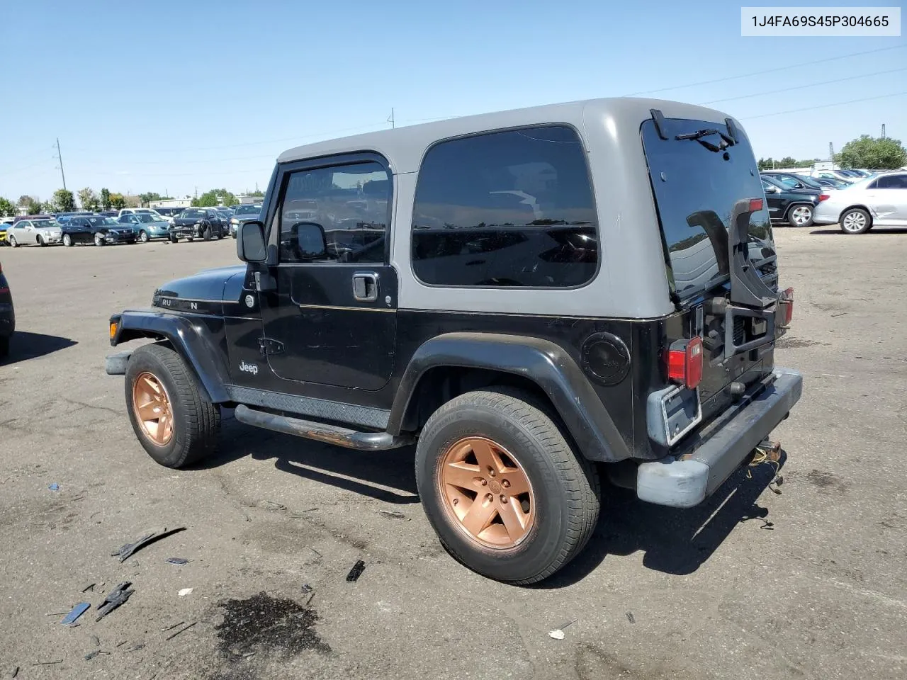 2005 Jeep Wrangler / Tj Rubicon VIN: 1J4FA69S45P304665 Lot: 62800244