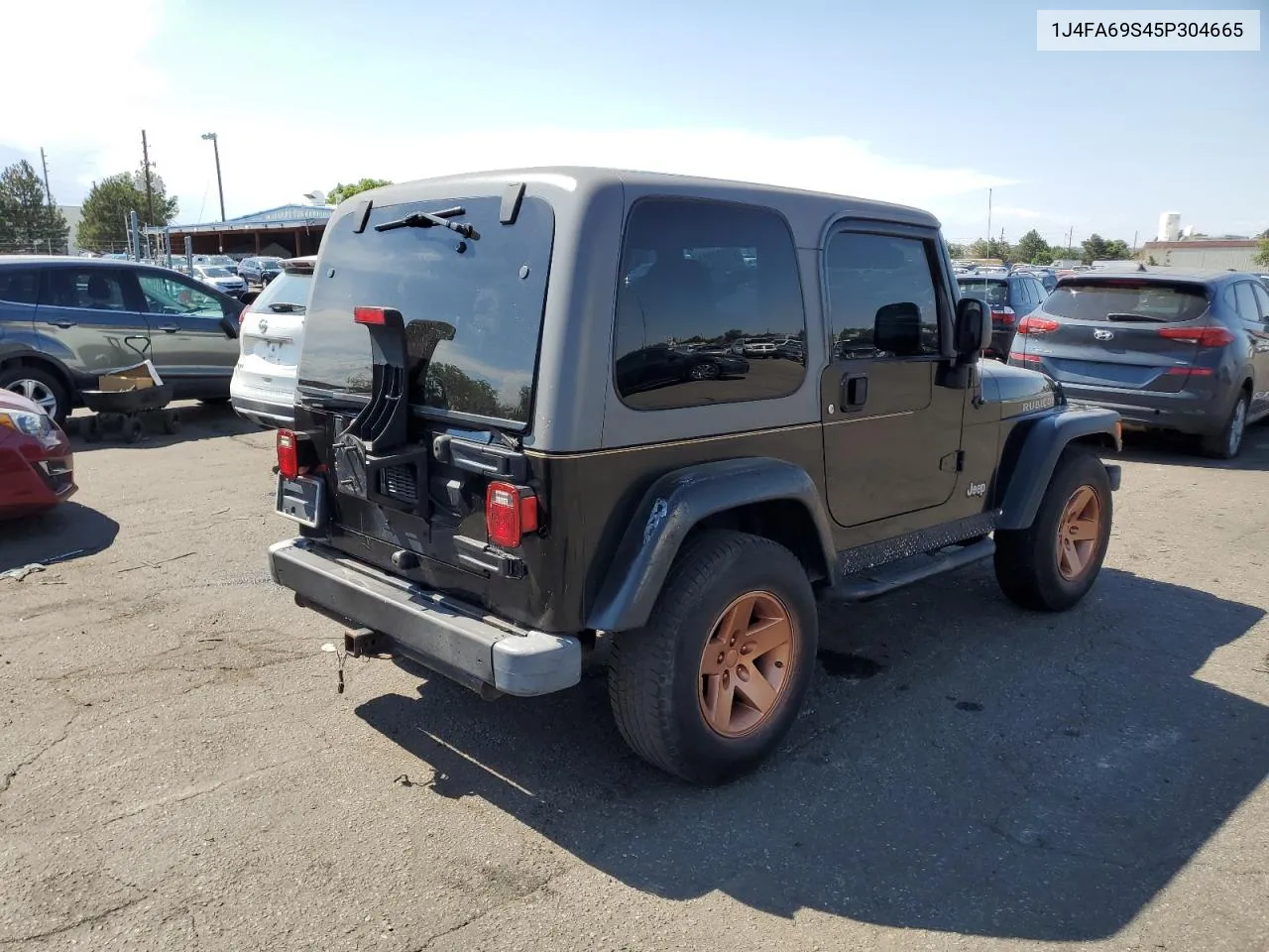 2005 Jeep Wrangler / Tj Rubicon VIN: 1J4FA69S45P304665 Lot: 62800244