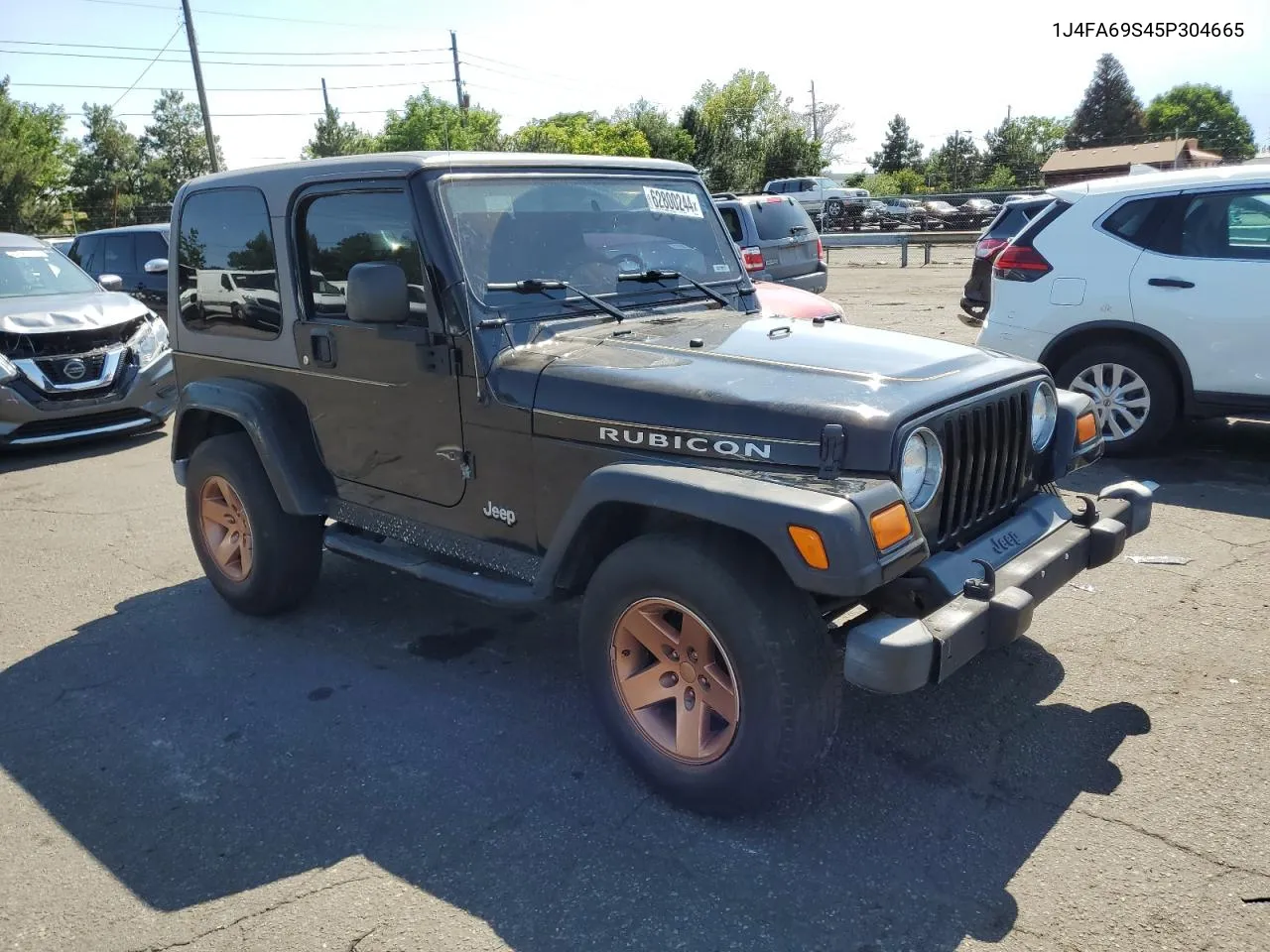 2005 Jeep Wrangler / Tj Rubicon VIN: 1J4FA69S45P304665 Lot: 62800244