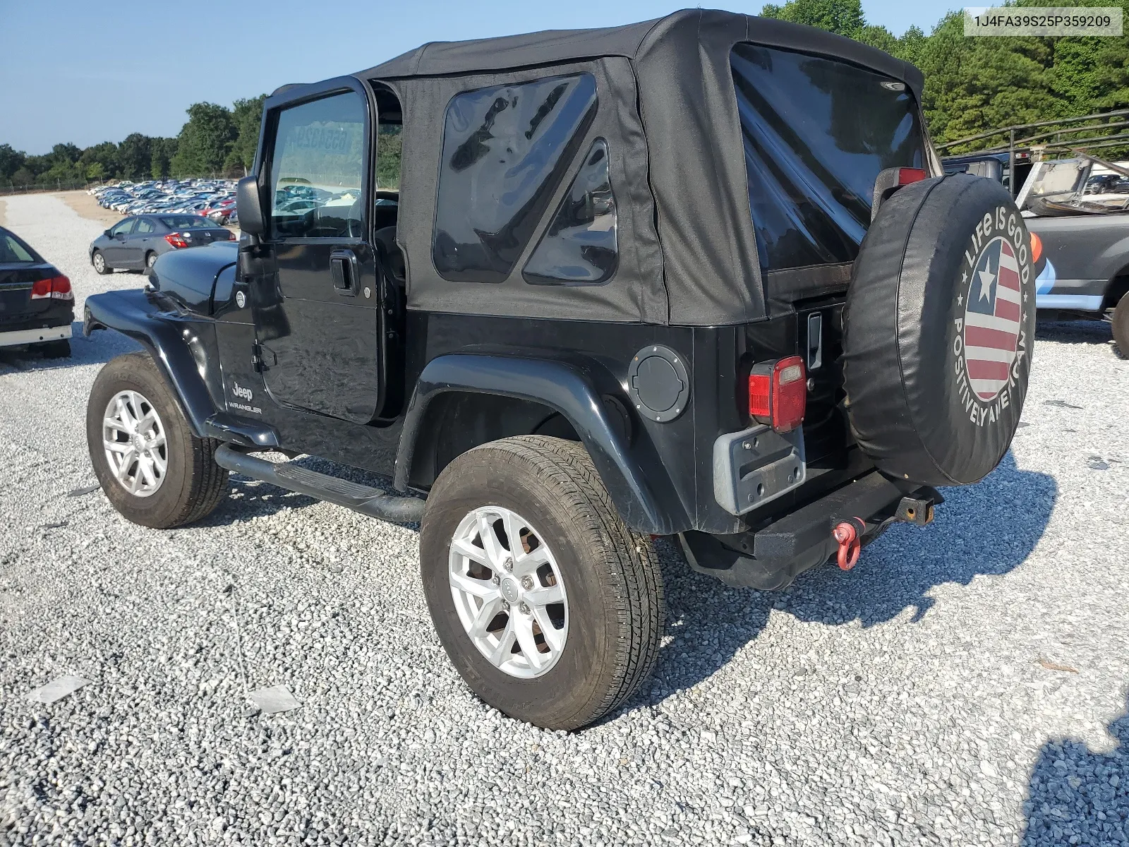 1J4FA39S25P359209 2005 Jeep Wrangler X