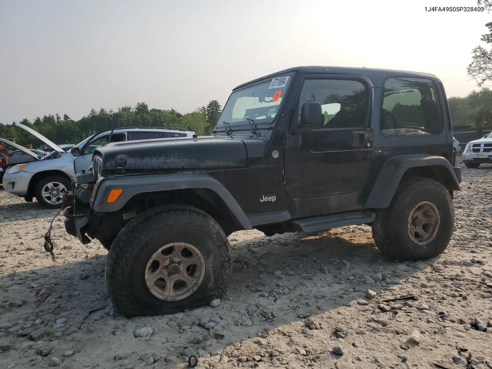 2005 Jeep Wrangler / Tj Sport VIN: 1J4FA49S05P328403 Lot: 67319694