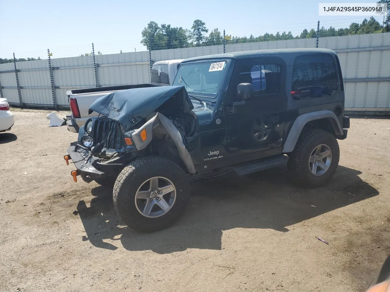 1J4FA29S45P360968 2005 Jeep Wrangler / Tj Se