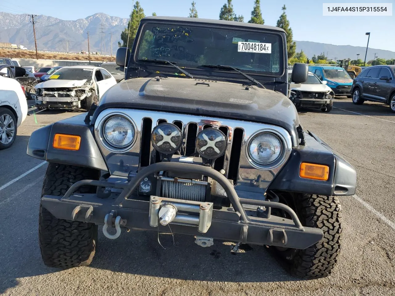 2005 Jeep Wrangler / Tj Unlimited VIN: 1J4FA44S15P315554 Lot: 70048184