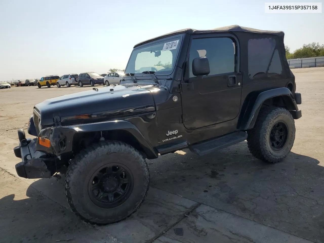 2005 Jeep Wrangler X VIN: 1J4FA39S15P357158 Lot: 70313014