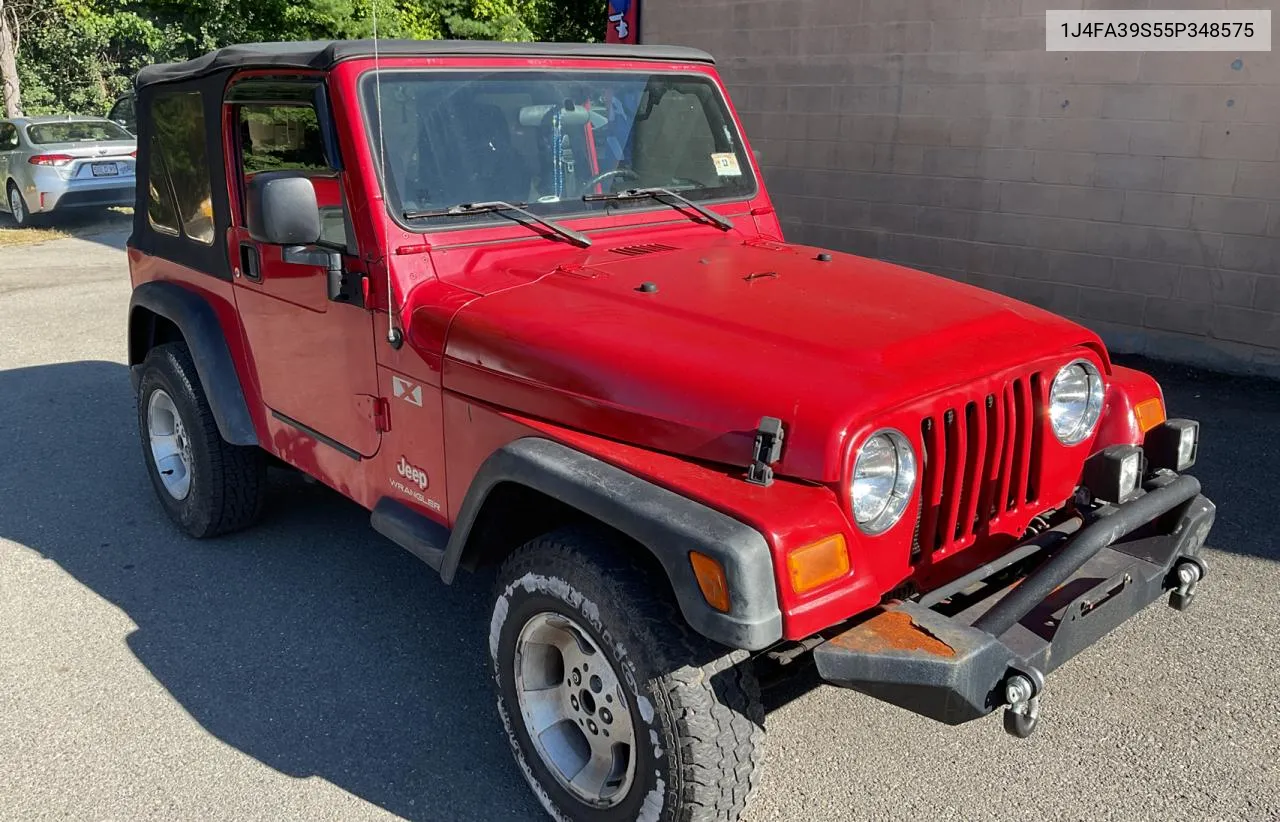 1J4FA39S55P348575 2005 Jeep Wrangler X