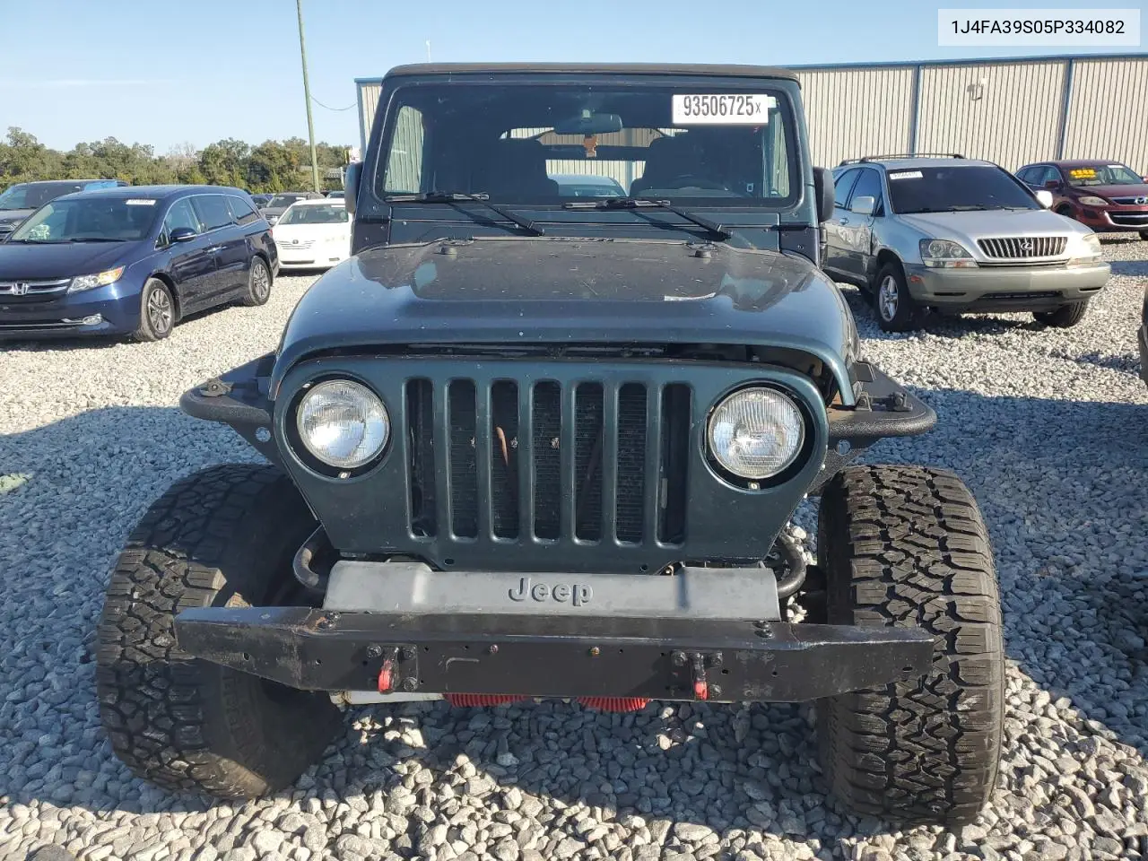 1J4FA39S05P334082 2005 Jeep Wrangler X