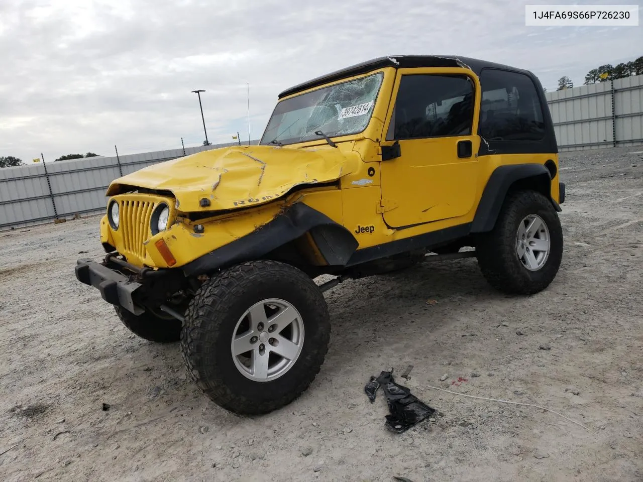 2006 Jeep Wrangler / Tj Rubicon VIN: 1J4FA69S66P726230 Lot: 39742814