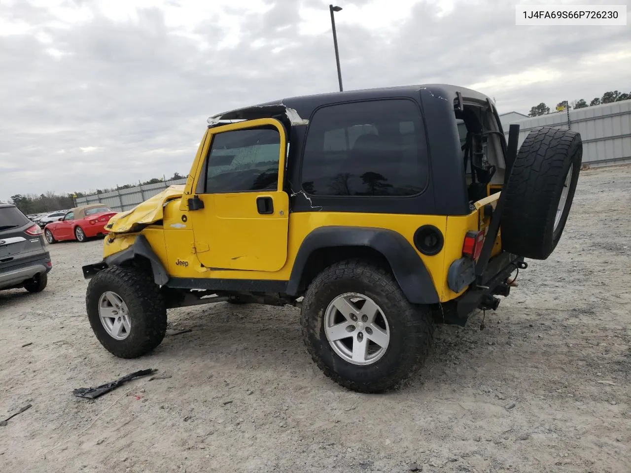 2006 Jeep Wrangler / Tj Rubicon VIN: 1J4FA69S66P726230 Lot: 39742814