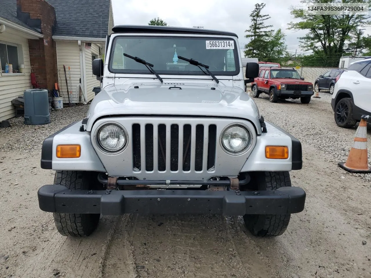 2006 Jeep Wrangler X VIN: 1J4FA39S36P729004 Lot: 56631314