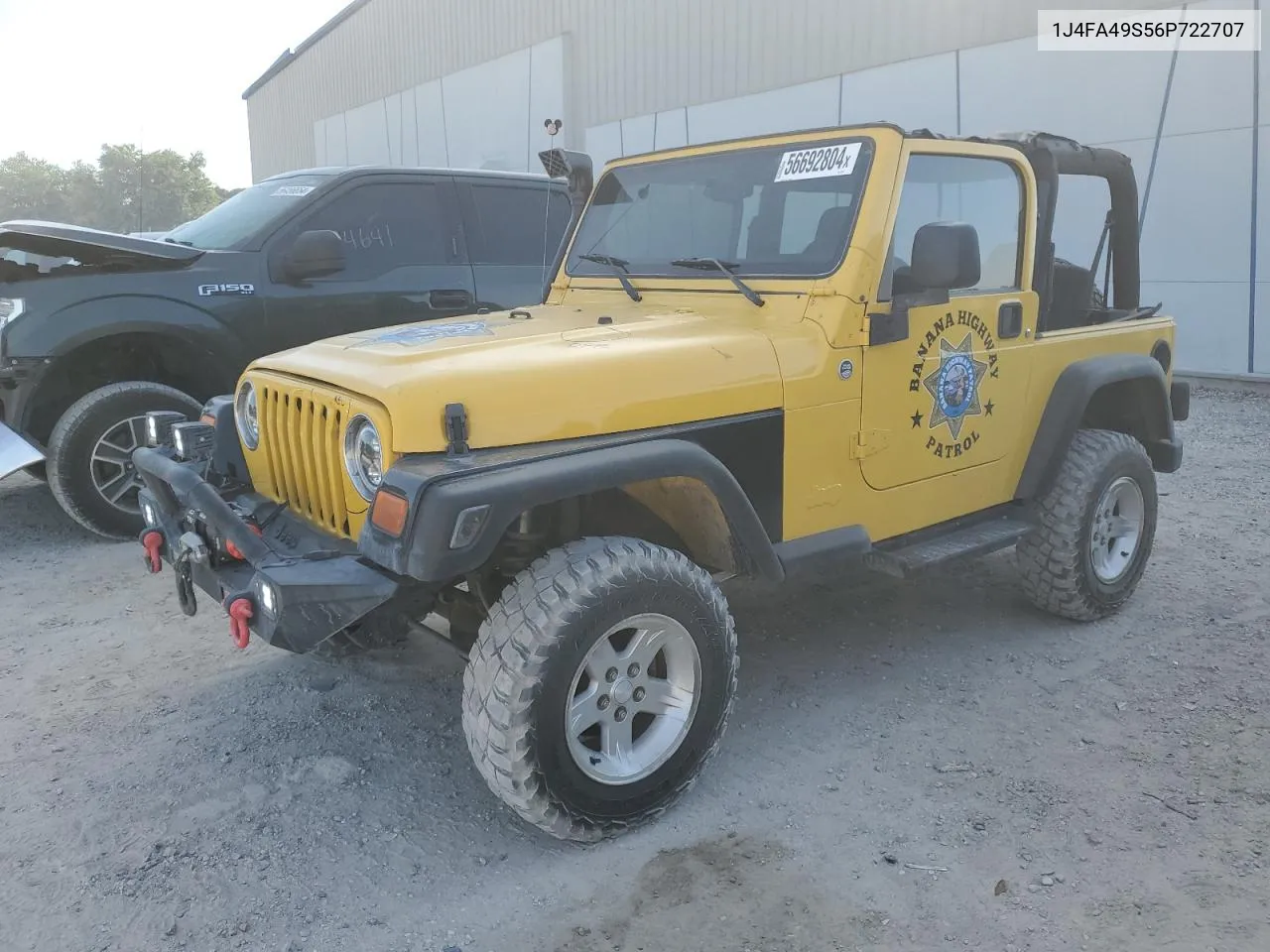 2006 Jeep Wrangler / Tj Sport VIN: 1J4FA49S56P722707 Lot: 56692804