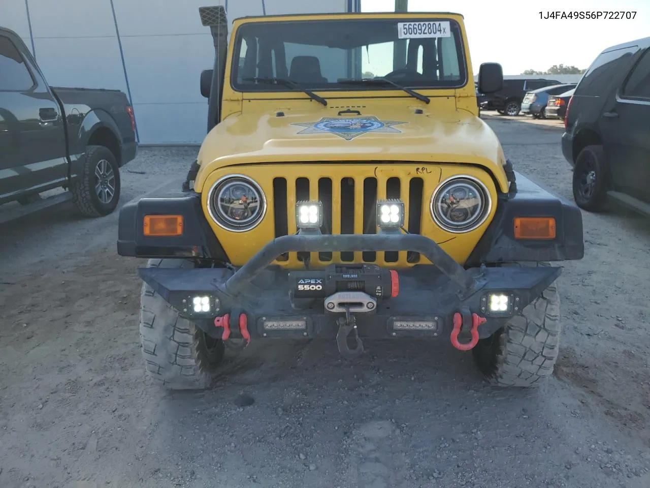 2006 Jeep Wrangler / Tj Sport VIN: 1J4FA49S56P722707 Lot: 56692804