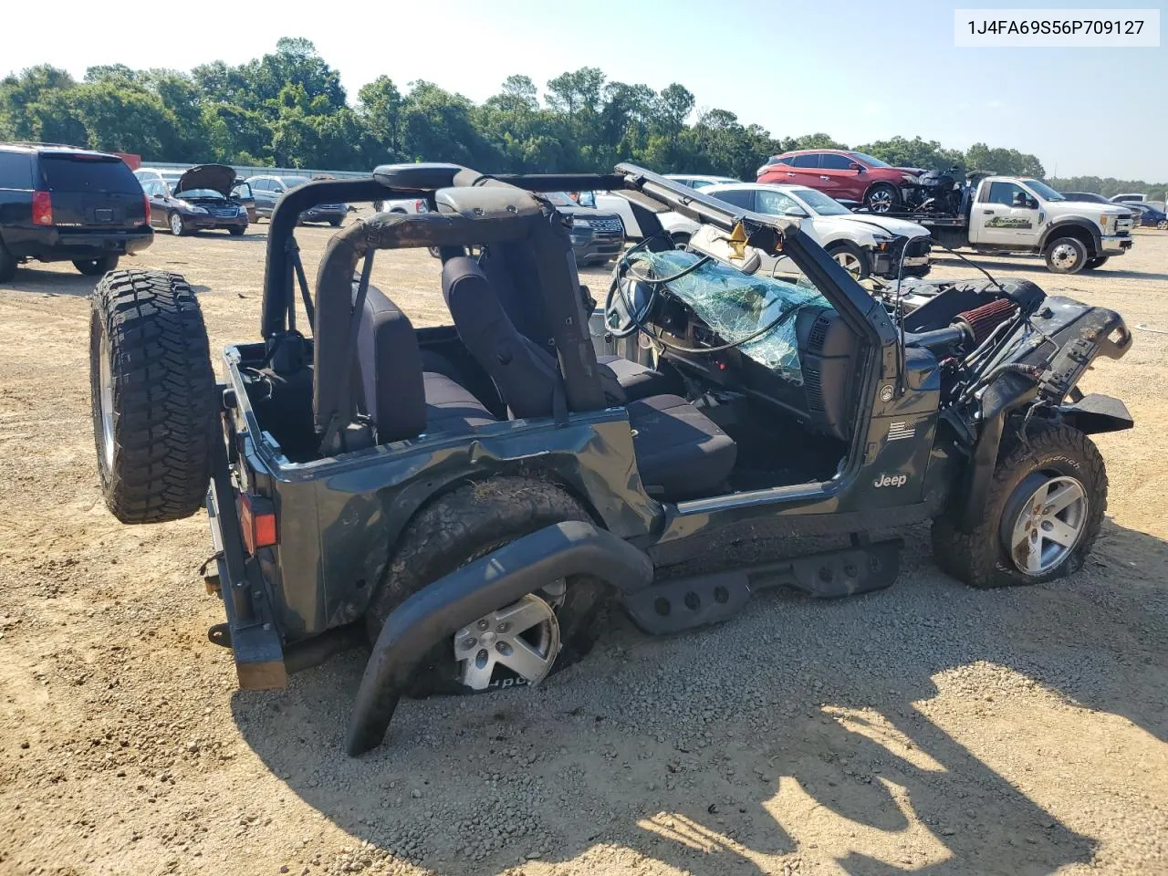 2006 Jeep Wrangler / Tj Rubicon VIN: 1J4FA69S56P709127 Lot: 58826284