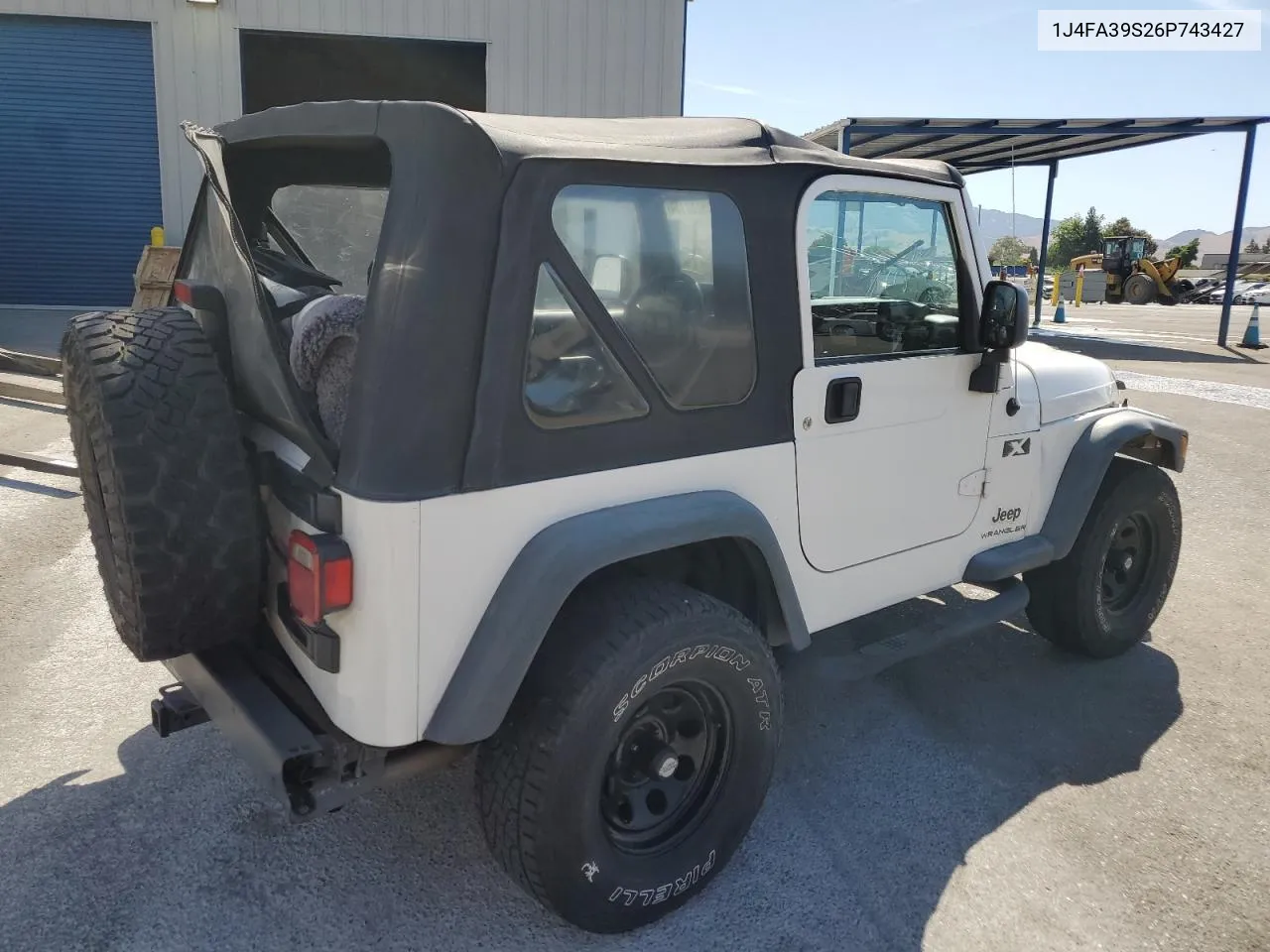 2006 Jeep Wrangler X VIN: 1J4FA39S26P743427 Lot: 59780184