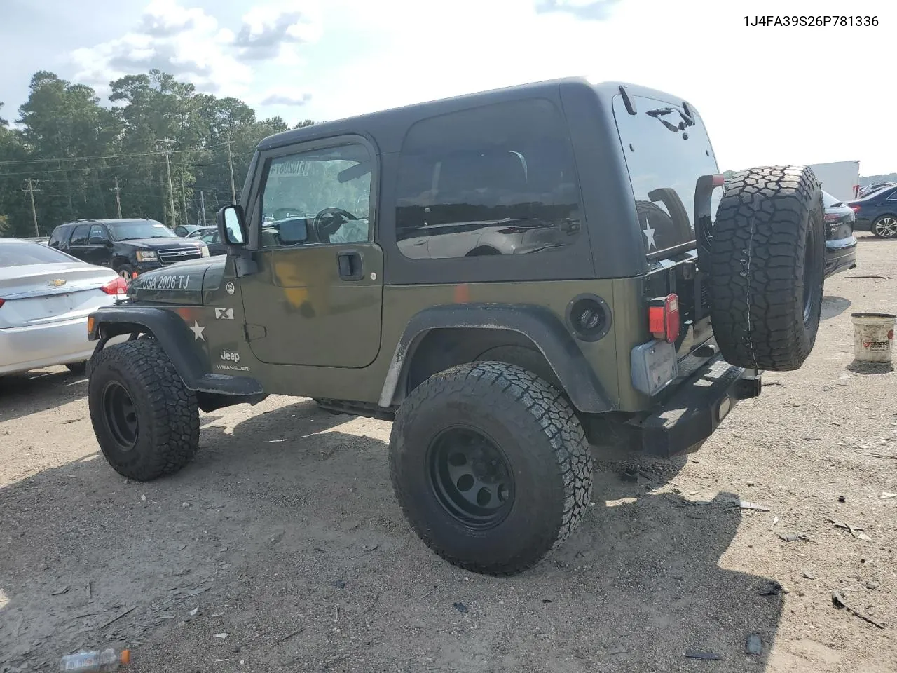 2006 Jeep Wrangler X VIN: 1J4FA39S26P781336 Lot: 61020874