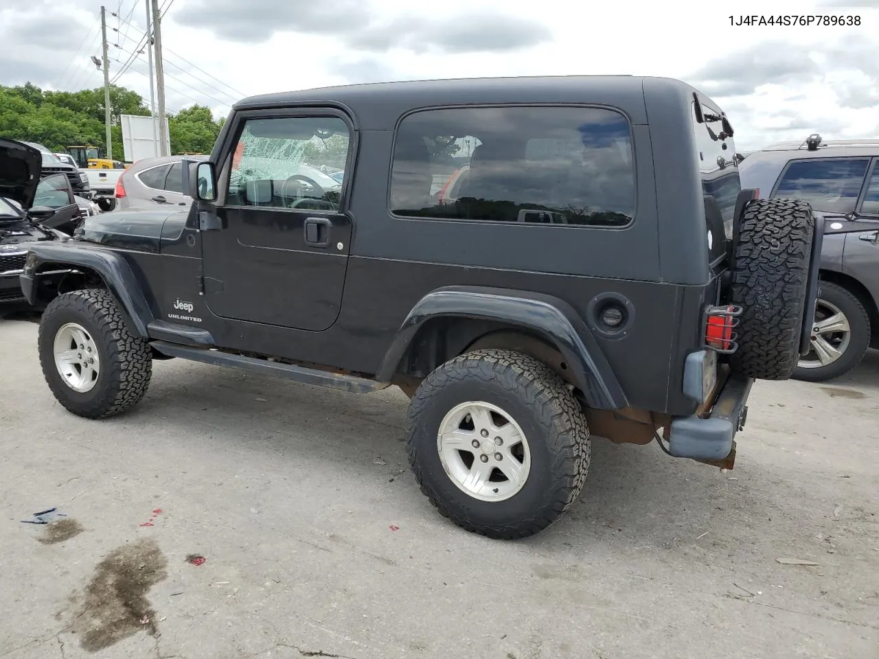 2006 Jeep Wrangler / Tj Unlimited VIN: 1J4FA44S76P789638 Lot: 61059584