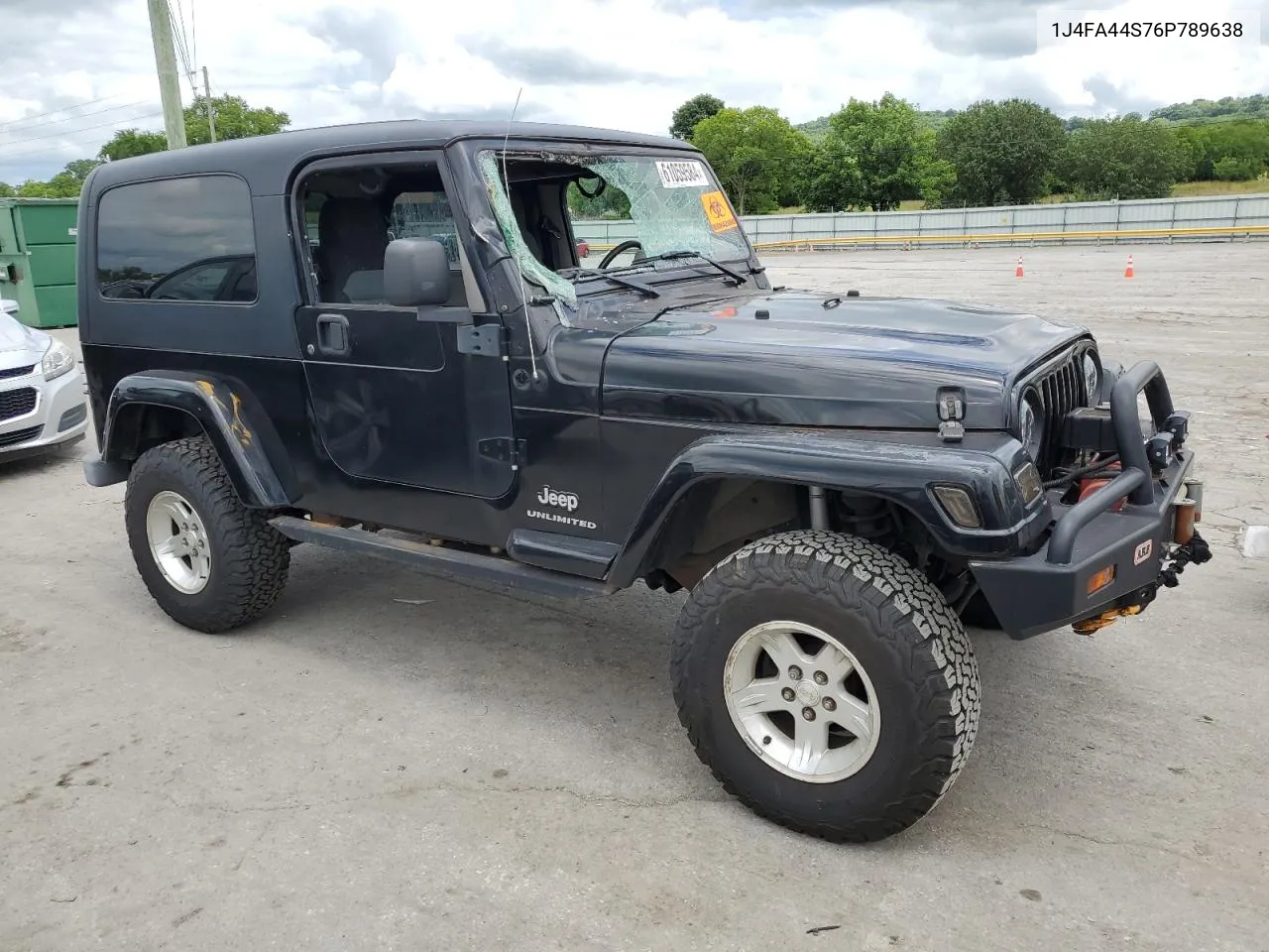 2006 Jeep Wrangler / Tj Unlimited VIN: 1J4FA44S76P789638 Lot: 61059584