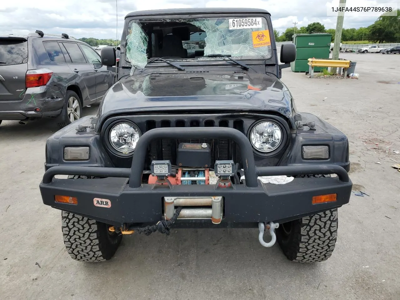 2006 Jeep Wrangler / Tj Unlimited VIN: 1J4FA44S76P789638 Lot: 61059584