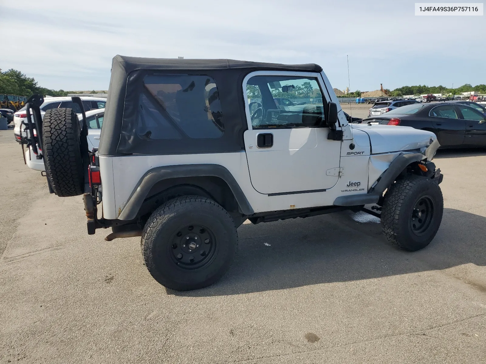 2006 Jeep Wrangler / Tj Sport VIN: 1J4FA49S36P757116 Lot: 61681524