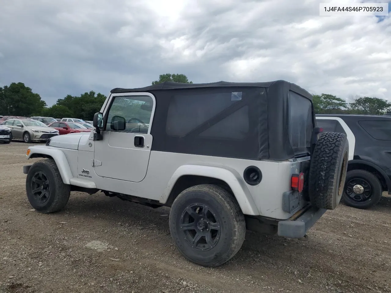 2006 Jeep Wrangler / Tj Unlimited VIN: 1J4FA44S46P705923 Lot: 61803064