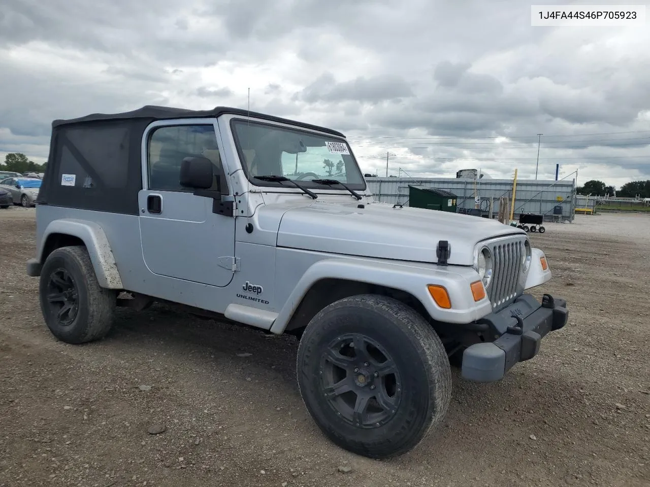 2006 Jeep Wrangler / Tj Unlimited VIN: 1J4FA44S46P705923 Lot: 61803064