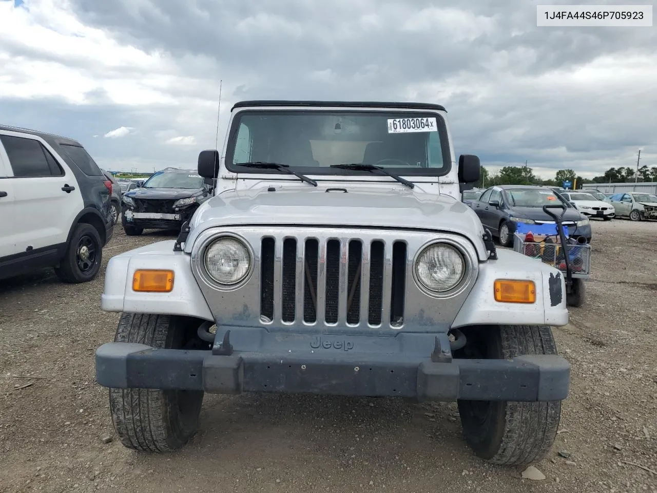 2006 Jeep Wrangler / Tj Unlimited VIN: 1J4FA44S46P705923 Lot: 61803064