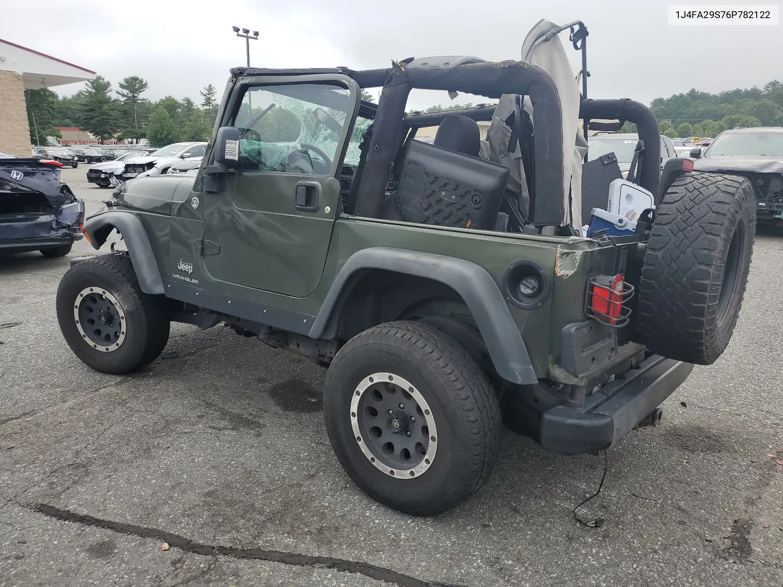 2006 Jeep Wrangler / Tj Se VIN: 1J4FA29S76P782122 Lot: 62027914